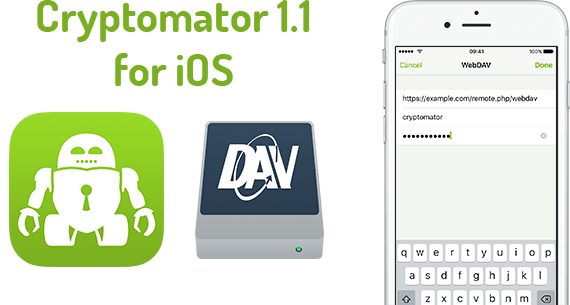 Cryptomator 1.1 für iOS