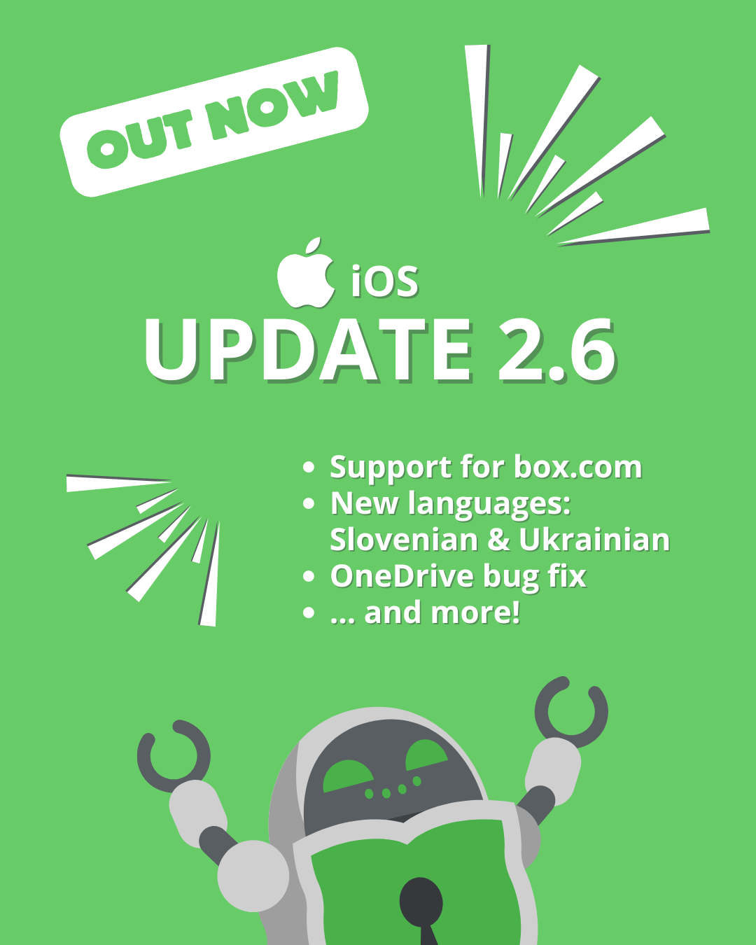 Cryptomator 2.6 für iOS