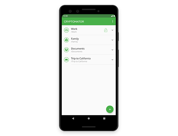Cryptomator screenshot